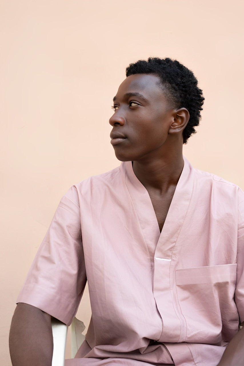 Uba shirt in natural cotton